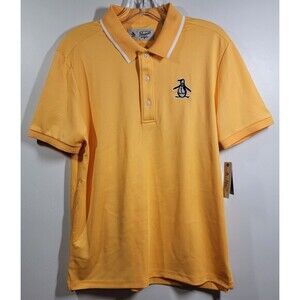 Penguin Polo Shirt Short Sleeve Men's S Warm Apricot